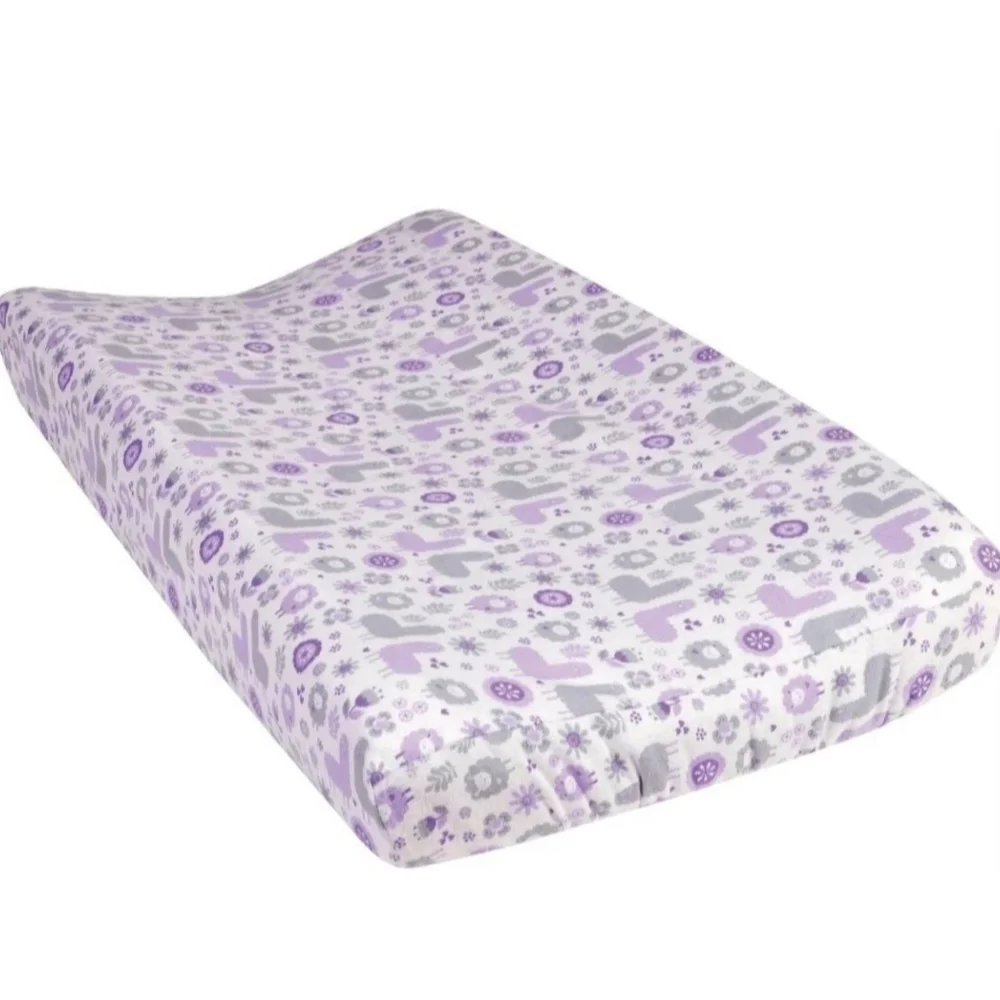 SET OF 2 TREND LAB STORAGE CADDY CIRCLE BODY AND CHANGING PAD COVERS